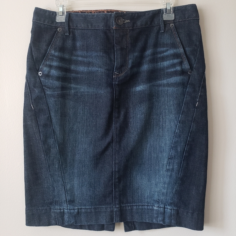 Denim/Jean Midi Skirt size 8